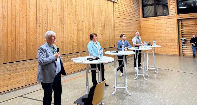 Großer Besucherandrang bei Podiumsdiskussion zur Bürgermeisterwahl
